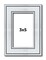 Photo Size Classic Silver Picture Frame - UV Acrylic, Foam Board Backing, Hanging Hardware